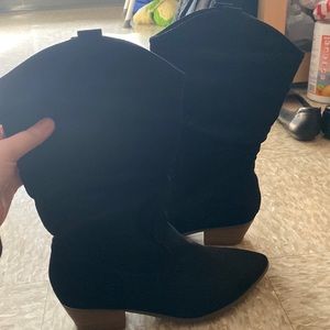 Target black boots size 10!